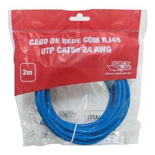 Cabo de Rede 4 x 24 AWG Azul
