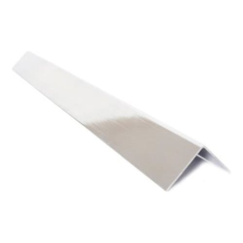 Cantoneira de Alumínio em L 1/2" Branca 3 m