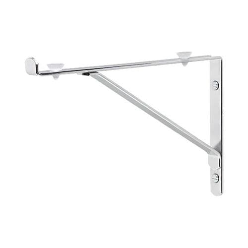 Suporte Jacaré para Vidro 6 mm Cromado