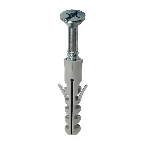 Parafuso para Madeira Chato Fenda 3,8 x 30 mm (Bucha 6)