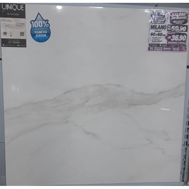 Piso Polido 60x60 cm Milano – Extra