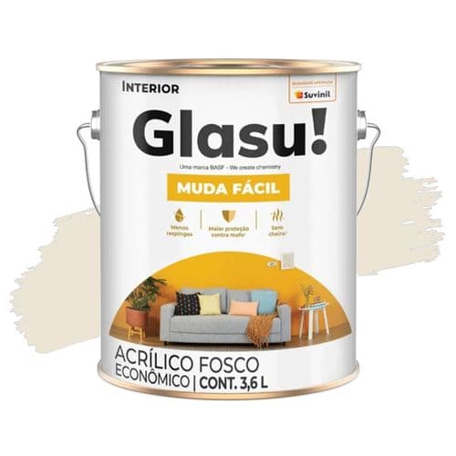 Tinta Glasu Essencial Gelo 3,6 L