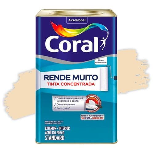 Tinta Acrílica Cor e Brilho Marfim 16 L