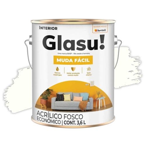 Tinta Glasu Essencial Branco 3,6 L