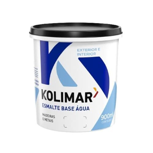 Tinta Esmalte Base Água Colortexx Preto 900 ml